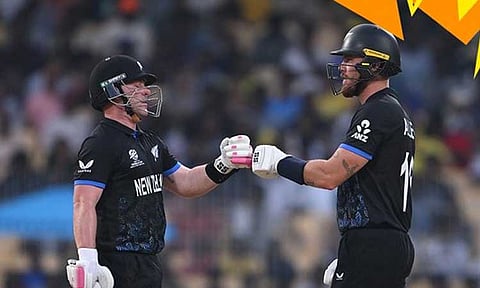 டி20 உலகக் கோப்பை: புதிய சாதனை படைத்த நியூசிலாந்து ஜோடி 
