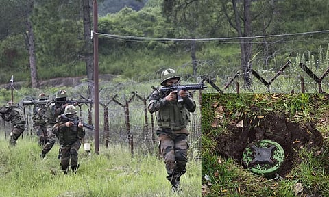 காஷ்மீர்: கண்ணிவெடி வெடித்து ராணுவ வீரர் படுகாயம்

