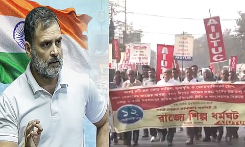 தொழிலாளர்களுடன் நான் நிற்கிறேன் - ராகுல் காந்தி