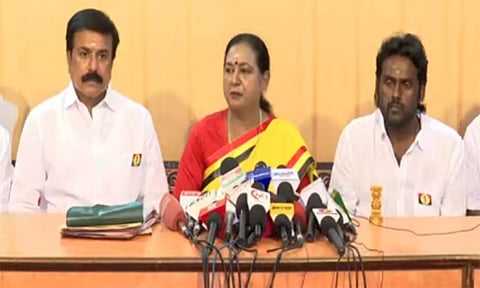 தேமுதிக யாருடன் கூட்டணி பேச்சுவார்த்தை? - பிரேமலதா பரபரப்பு பேட்டி