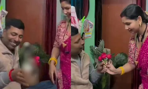 கணவருக்கு ஒயின் வாங்கி கொடுத்து காதலர் தின கொண்டாட்டம்: இளம்பெண் மீது போலீசார் வழக்கு