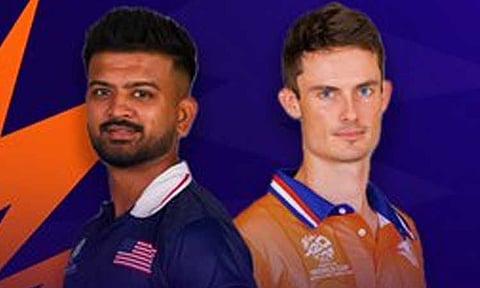 டி20 உலகக் கோப்பை: அமெரிக்காவுக்கு எதிராக நெதர்லாந்து பந்துவீச்சு தேர்வு