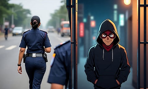 ஜெயிலுக்கு அழைத்து சென்றபோது மலர்ந்த காதல்:  திருடனின் மனச்சிறையில் சிக்கிய பெண் போலீஸ்