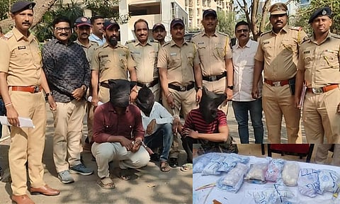 மராட்டியத்தில் ரூ. 2 கோடி மதிப்புள்ள போதைப்பொருள் பறிமுதல்; வெளிநாட்டவர் உள்பட 3 பேர் கைது 

