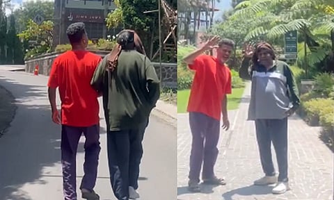 நடிகர்கள் பிரபு தேவா - வடிவேலுவின் அலப்பறையான காதலர் தின வாழ்த்து