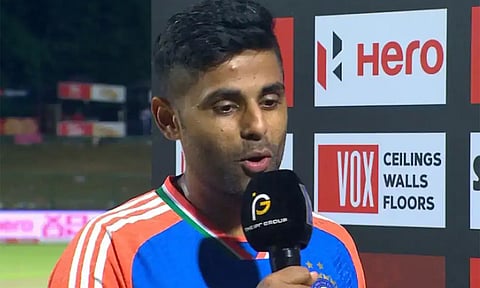 
நினைத்த மாதிரி விளையாடிவிட்டோம்: இந்திய அணி கேப்டன் சூர்யகுமார் யாதவ் பெருமிதம்
