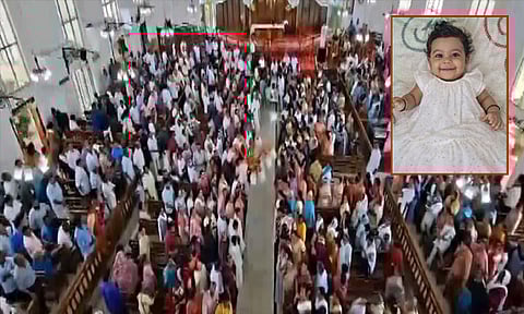 
5 பேருக்கு வாழ்வளித்த 10 மாத குழந்தைக்கு அரசு மரியாதையுடன் நடந்த இறுதி சடங்கு
