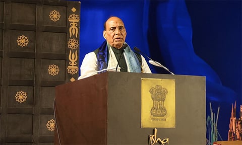 இந்தியா ஆன்மிகத்தின் தளமாக திகழ்கிறது; மத்திய மந்திரி ராஜ்நாத்சிங் பெருமிதம்