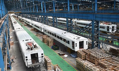 கடந்த 11 ஆண்டுகளில் 42 ஆயிரம் நவீன இலகுரக ரெயில் பெட்டிகள் தயாரிப்பு