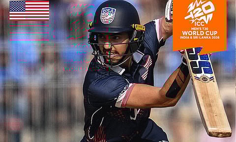 டி20 உலகக்கோப்பை: நமீபியாவுக்கு 200 ரன்கள் இலக்கு நிர்ணயித்த அமெரிக்கா
