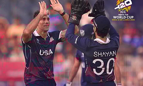 டி20 உலகக்கோப்பை: நமீபியாவை வீழ்த்தி அமெரிக்கா வெற்றி

