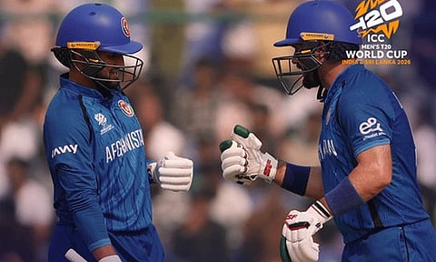 டி20 உலகக்கோப்பை: ஐக்கிய அரபு அமீரகத்தை வீழ்த்தி ஆப்கானிஸ்தான் வெற்றி
