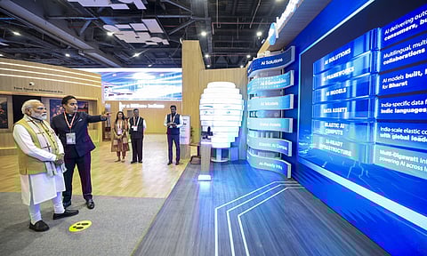 டெல்லியில் 'ஏஐ’ உச்சி மாநாட்டை தொடங்கி வைத்தார் பிரதமர் மோடி...!

