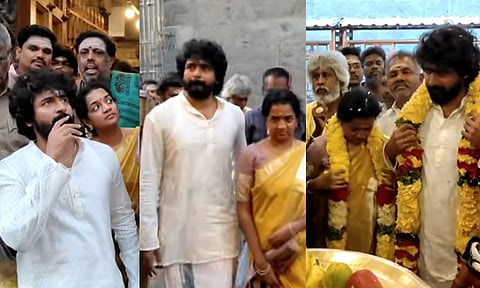 
பிறந்த நாளை முன்னிட்டு திருவண்ணாமலை கோவிலில் சிவகார்த்திகேயன் சாமி தரிசனம்