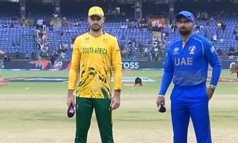 டி20 உலகக் கோப்பை: டாஸ் வென்ற தென் ஆப்பிரிக்கா பந்துவீச்சு தேர்வு