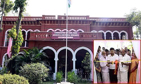 ரூ.10 கோடியில் புனரமைக்கப்பட்ட தமிழ்நாடு ஆவணக்காப்பக கட்டடம் - உதயநிதி ஸ்டாலின் திறந்து வைத்தார்