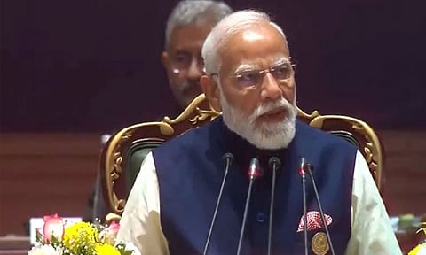 
ஏ.ஐ.-யின் வெற்றி இதில் உள்ளது... புத்தரின் போதனைகளை குறிப்பிட்ட பிரதமர் மோடி
