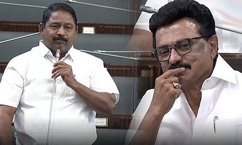 "மீண்டும் முதல்-அமைச்சராக மு.க.ஸ்டாலினே வரவேண்டும்" - சட்டசபையில் விருப்பத்தை தெரிவித்த ஓபிஎஸ் ஆதரவு எம்.எல்.ஏ. அய்யப்பன்