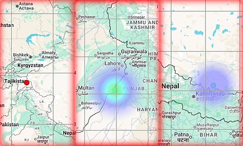 தஜிகிஸ்தான், பாகிஸ்தான், திபெத்தில் அடுத்தடுத்து நிலநடுக்கம்
