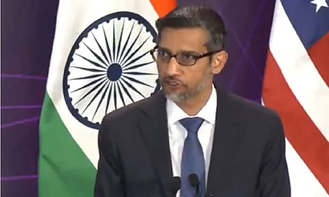 இந்தியா-அமெரிக்கா இடையே இணைப்பு புள்ளியாக செயல்படுவதில் கூகுள் பெருமையடைகிறது - சுந்தர் பிச்சை 