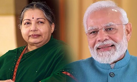 “பெண் சக்தியின் வெளிப்பாடாக திகழ்ந்தவர்” -  ஜெயலலிதாவுக்கு பிரதமர் மோடி புகழாரம் 