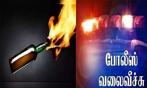 நாங்குநேரியில் வீடு உள்பட 3 இடங்களில் பெட்ரோல் குண்டு வீச்சு: மர்ம நபர்களுக்கு போலீஸ் வலைவீச்சு
