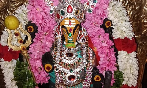 சிறப்பு அலங்காரத்தில் வராஹி அம்மன்