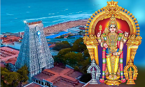 வார விடுமுறை: திருச்செந்தூர் முருகன் கோவிலில் அலைமோதிய பக்தர்கள் கூட்டம் 