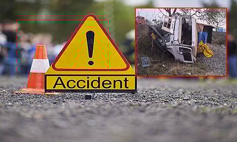 
ஒடிசா:  லாரி-போலீஸ் வாகனம் மோதல்; 5 போலீசார் பலி
