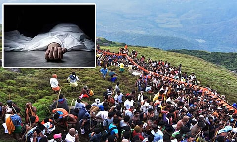 வெள்ளியங்கிரி மலையேறிய பக்தர் திடீர் சாவு