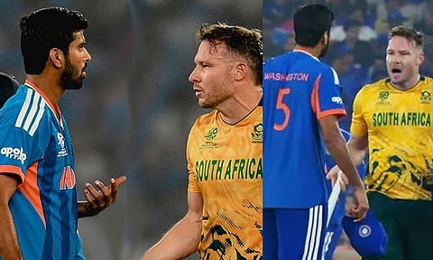 சூப்பர் 8ல் சூடு பிடித்த மைதானம்…வாஷிங்டனிடம் வாக்குவாதத்தில் ஈடுபட்ட மில்லர் 