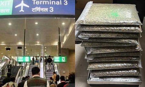 டெல்லி விமான நிலையத்தில் ரூ. 10 கோடி மதிப்புள்ள போதைப்பொருள் பறிமுதல்; இருவர் கைது