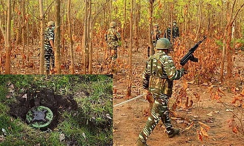 சத்தீஷ்கார்: கண்ணிவெடி தாக்குதலில் பாதுகாப்புப்படை வீரர் படுகாயம்

