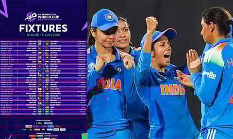 மகளிர் டி20 உலகக் கோப்பை 2026: முழு அட்டவணை வெளியீடு... இந்தியா - பாகிஸ்தான் போட்டி எப்போது?