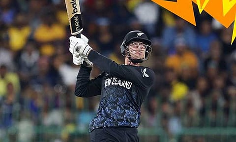 சூப்பர் 8 சுற்று:  இலங்கை அணிக்கு 169 ரன்கள் இலக்கு நிர்ணயித்த நியூசிலாந்து