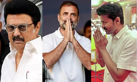 உறுதியாகாத தி.மு.க. கூட்டணி.. சென்னை வரும் ராகுல்காந்தி.. த.வெ.க.வுடன் பேச்சுவார்தையா..? 