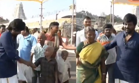 திருப்பதி கோவிலில் சாமி தரிசனம் செய்த நடிகர் ராகவா லாரன்ஸ்