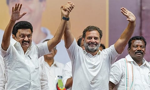 25 தொகுதியா?.. 35 தொகுதியா?.. பரபரப்பான சூழலில்.. தி.மு.க.-காங்கிரஸ் இடையே இன்று தொகுதி பங்கீடு பேச்சுவார்த்தை