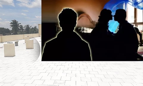 மொட்டைமாடியில் இளம்பெண்ணுடன் வாலிபர் உல்லாசம்..காலையிலே பார்க்க கூடாத காட்சியை பார்த்த மகள் 