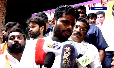 விஜய்யின் தனிப்பட்ட வாழ்க்கை பற்றி  கருத்து கூற விரும்பவில்லை: அண்ணாமலை