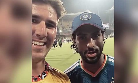 
ஜிம்பாப்வே வீரரின் ஆசையை நிறைவேற்றிய திலக் வர்மா 