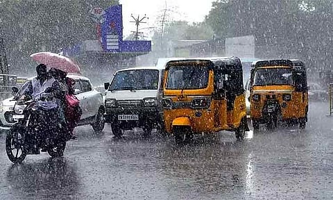 5 மாவட்டங்களில் இரவு 7 மணி வரை மழைக்கு வாய்ப்பு
