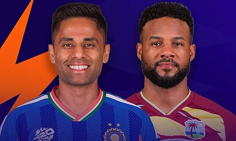 அரையிறுதிக்கு முன்னேறுமா இந்தியா.? - வெஸ்ட் இண்டீசுக்கு எதிராக பந்துவீச்சு தேர்வு