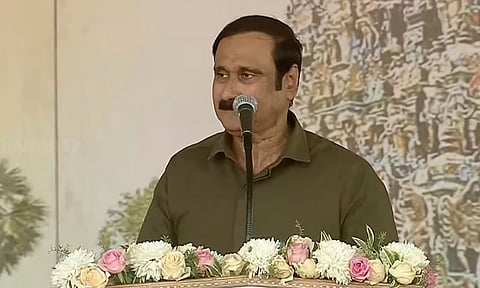 ‘தி.மு.க.வுக்கும், சமூக நீதிக்கும் சம்பந்தம் கிடையாது’ - அன்புமணி பேச்சு 