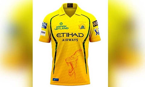 ஐபிஎல்: சென்னை அணியின் புதிய ஜெர்சி வெளியீடு