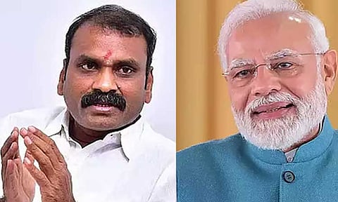 
பிரதமர் வருகை: தமிழகத்தை மீட்க, தீபத்தின் ஒளி பரவட்டும்: எல்.முருகன் 