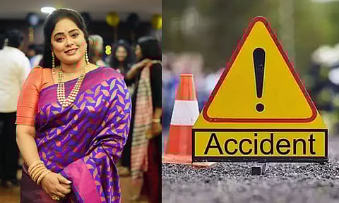 கார் விபத்தில் டிரைவர் பலி.. காயமின்றி உயிர் தப்பிய  நடிகை