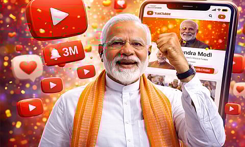 டிரம்ப், பொல்சோனாரோவை மிஞ்சிய மோடி - யூடியூப்பில் புதிய மைல்கல்