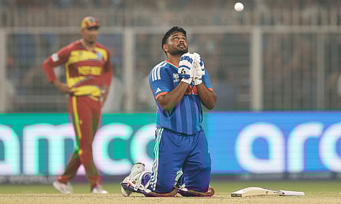 ஹெல்மெட்டை எறிந்தாரா சஞ்சு சாம்சன்.? - அரையிறுதியில் விளையாட தடை.?
