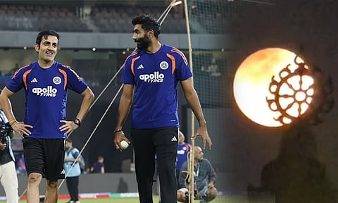 சந்திர கிரகணத்தின்போது பயிற்சியைத் தவிர்த்த இந்திய கிரிக்கெட் வீரர்கள்